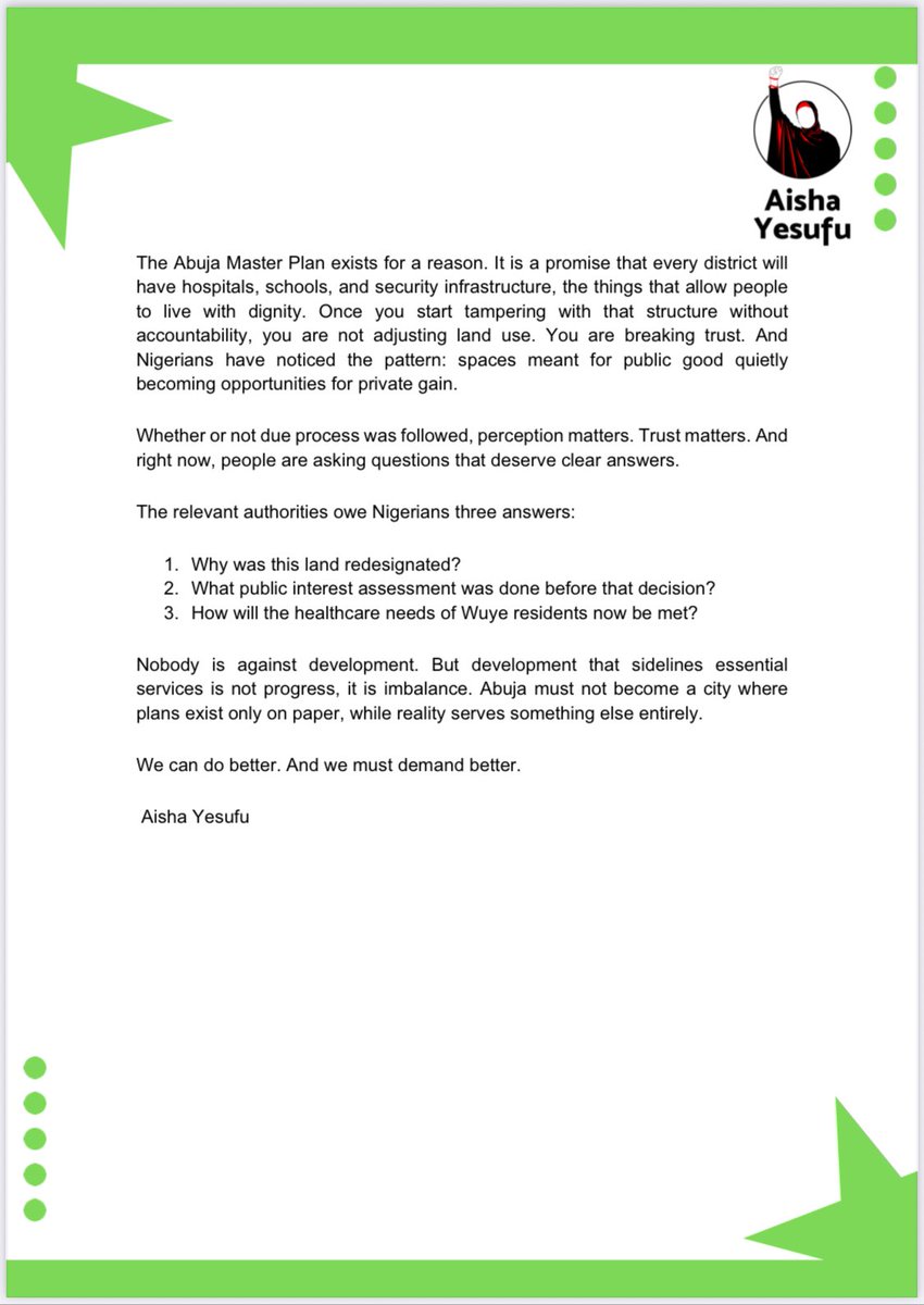 Aisha Yesufu tweet media