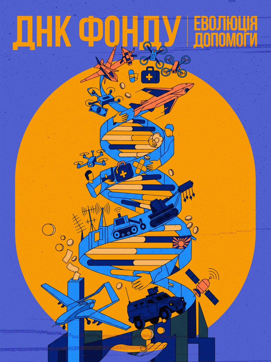 🧬 Ми розшифрували ДНК Фонду Сергія Притули і дізналися, з чого насправді він складається! Результати такі:

🔸Донати, які перетворюються на дрони, пікапи й НРК
🔸Праця десятків людей, які роблять усе, аби Сили оборони України отримали все необхідне вчасно
🔸Прозорість і