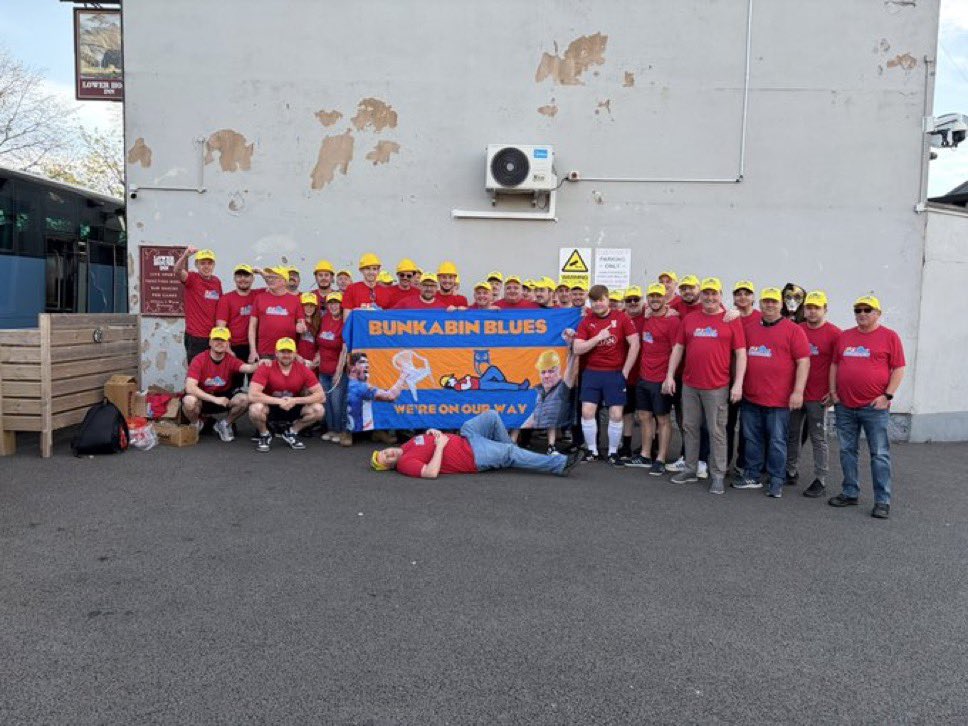 Awaydays23's tweet image. Oldham Athletic fans Newport bound #oafc