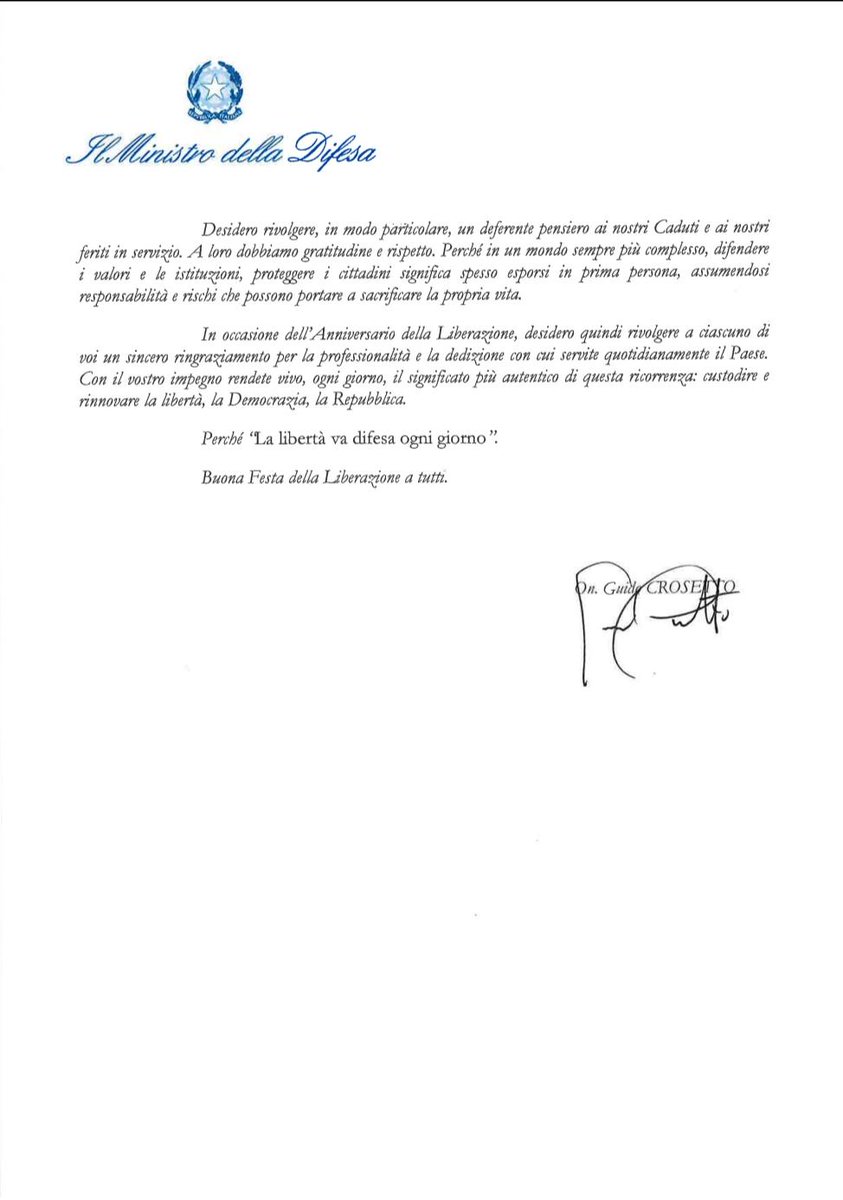 #25aprile
“Quello che rende straordinaria la Festa della #Liberazione è proprio questo: il fatto che sia nata da scelte difficili, pericolose, compiute in contesti diversi ma unite da uno stesso senso di responsabilità. Fu un impegno diffuso e silenzioso, fatto di volti, storie,