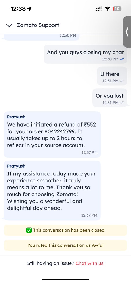jamesmarshallr's tweet image. What the fuck is this that kind of service you guys are providing your representative just hung up my call .. @zomato @zomatocare @deepigoyal #zomato #zomatofraud