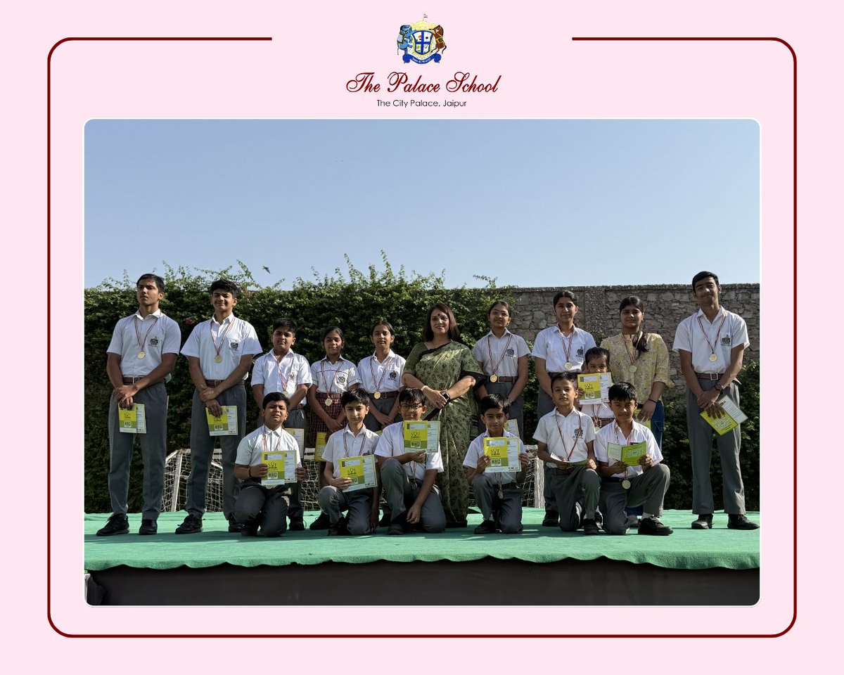 thepalaceschool's tweet image. 𝗧𝗵𝗲 𝗣𝗮𝗹𝗮𝗰𝗲 𝗦𝗰𝗵𝗼𝗼𝗹 𝗦𝗵𝗶𝗻𝗲𝘀 𝗶𝗻 𝗦𝗢𝗙 – 𝗡𝗦𝗢 𝟮𝟬𝟮𝟱–𝟮𝟲!

We are proud to share our students’ excellent performance in the National Science Olympiad, with achievers from Classes I to XII winning Gold Medals and Certificates.

#NSO #ScienceOlympiad