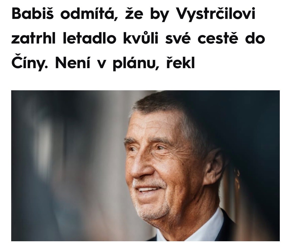 „V Číně nás totálně podvedli. Číňan, který pro nás dělal 17 let, nám přes zboží ukradl 10 milionů dolarů (asi 200 milionů korun) a za ty peníze se vedle nás postavil stejnou továrnu,“

Andrej Babiš o svém podnikání v Číně 🇨🇳

Ukázka “pragmatického” čínského obchodu.