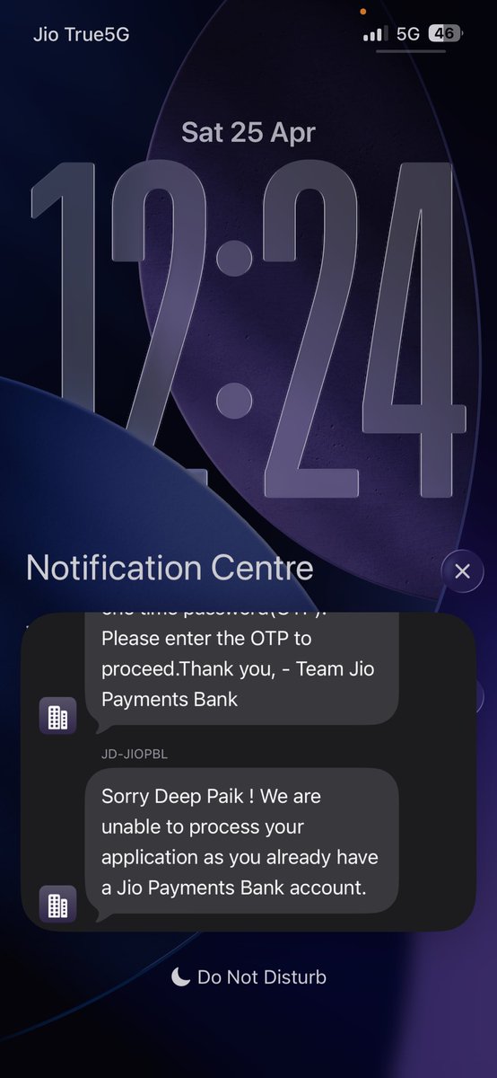 deep_paik32's tweet image. @CareJpb Extremely disappointed. It has been 93 days since my account closure (beyond your 90-day policy) yet I am still unable to open a new account. This is unacceptable. Take immediate action and resolve this issue ASAP or I will escalate further. #JioPaymentsBank #PoorService