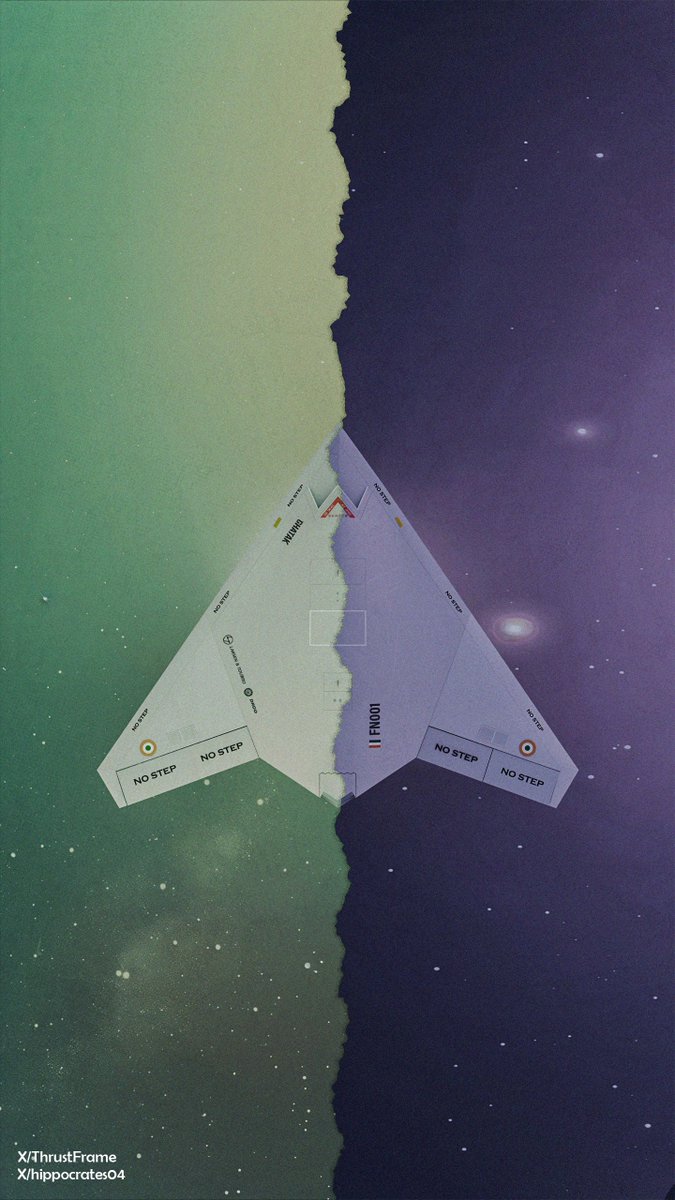 ThrustFrame's tweet photo. Ghatak UCAV 🛩️ - Can be used as a wallpaper?

Render by- @ThrustFrame @hippocrates04 https://t.co/j6WKQXFNe8