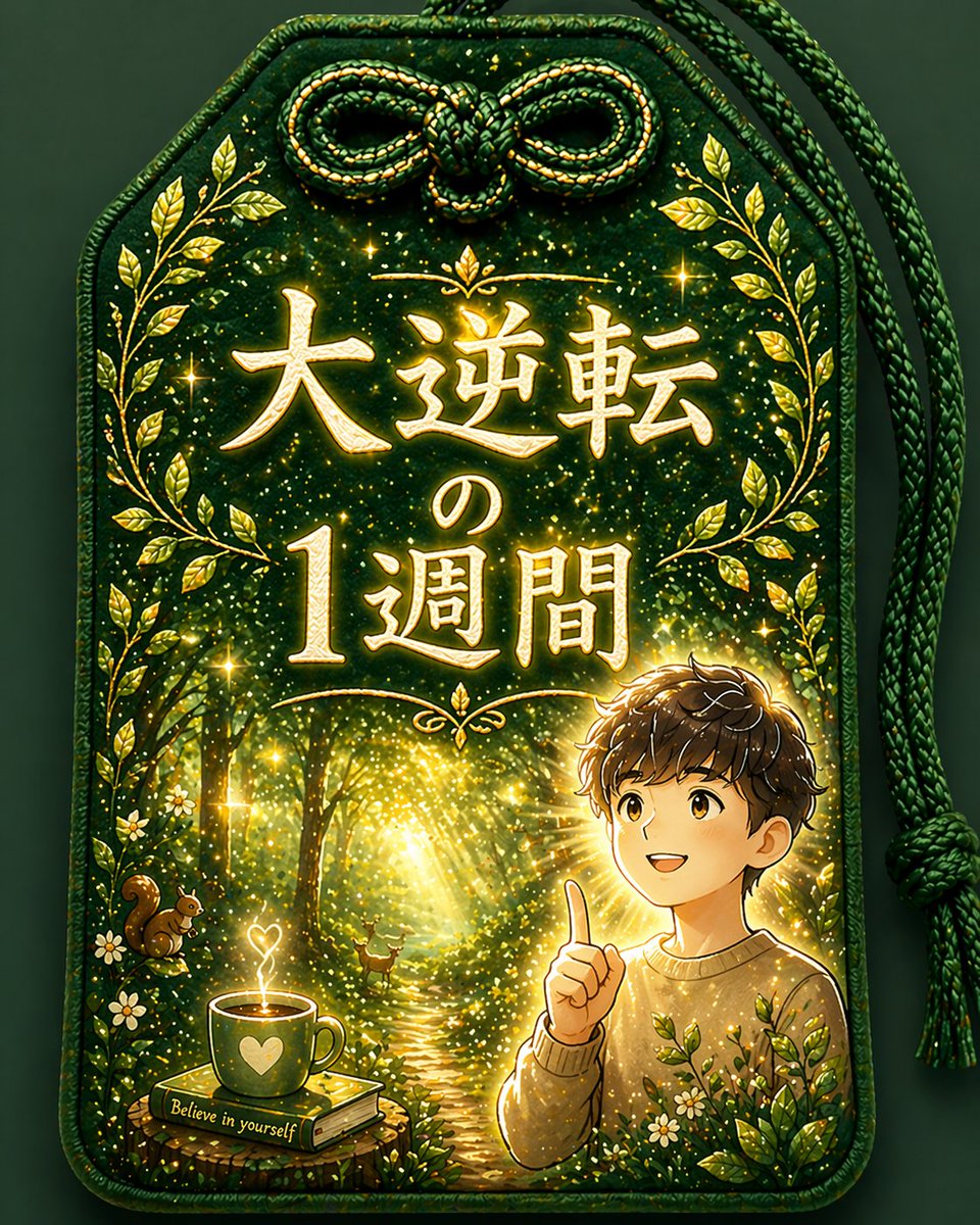 SUN082319's tweet photo. 4月最終週。「大逆転のお守り🍀」 https://t.co/I9w3fWEROa