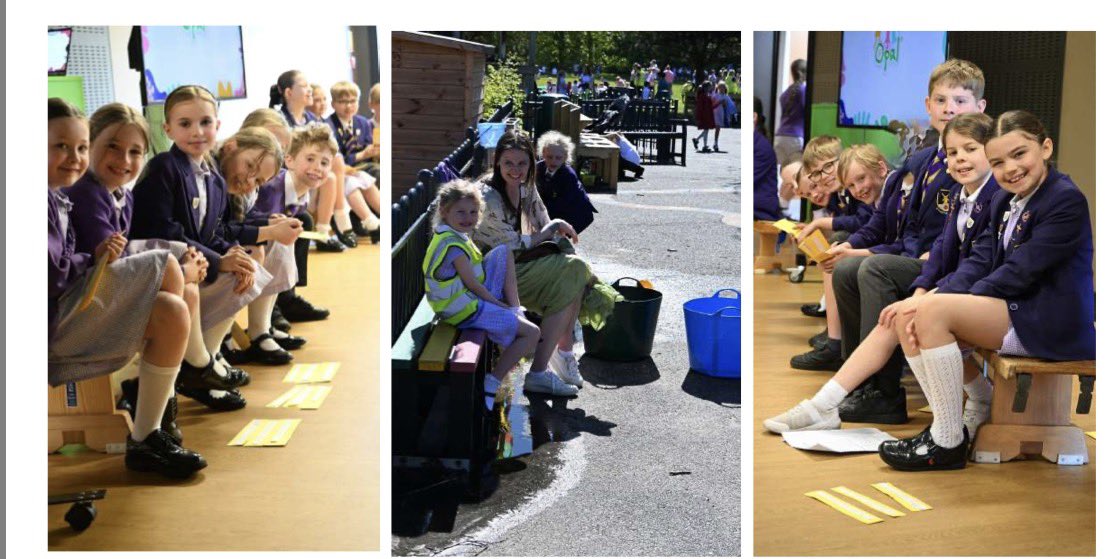 HallParkPrimary's tweet photo. Our @OPAL_CIC journey was celebrated with an open afternoon for our school community. OPAL Rangers shared the impact on our playgrounds before inviting parents to experience play with us. Sunshine, smiles and play, a fabulous end to our week. https://t.co/U27C1SxIB2