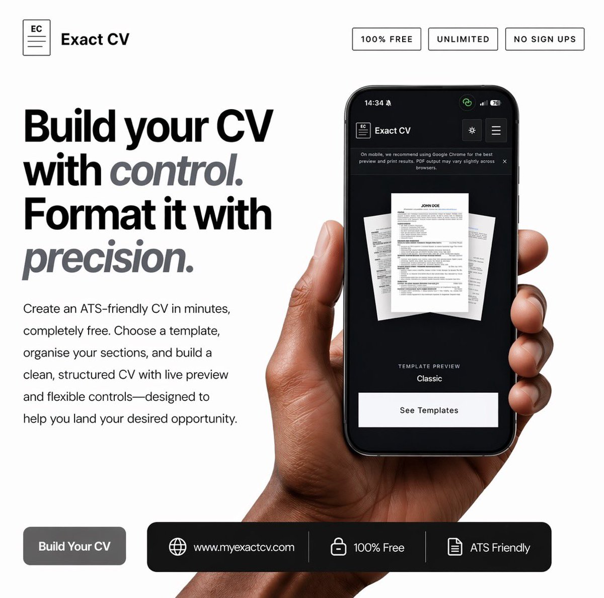 Exact CV tweet media