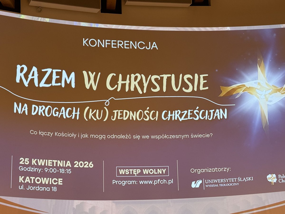 ekumenizmpl's tweet photo. Na Wydziale Teologicznym @USinKatowice rozpoczęła się konferencja ekumeniczna „Razem w Chrystusie. Na drogach (ku) jedności chrześcijan. Co łączy Kościoły i jak mogą się odnaleźć we współczesnym świecie?” https://t.co/72RlS1Dn92