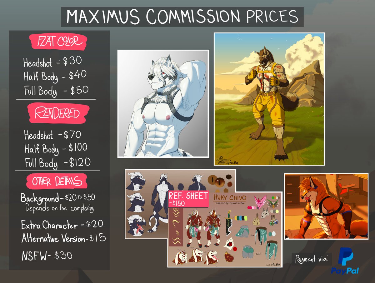 Maximus|Comms: OPEN!!! tweet media