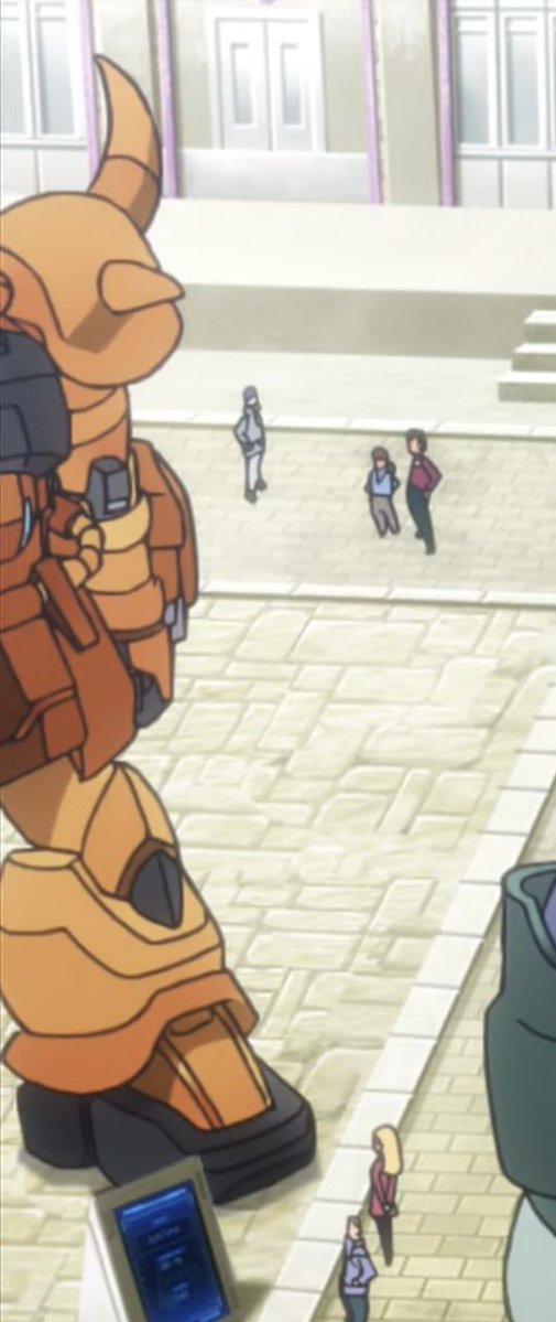 I.. Is that…. An orange Gouf……?