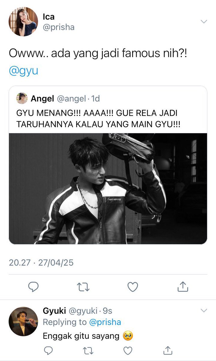 yeshica236's tweet photo. Pacar banyak gaya

𝙅𝙖𝙣𝙜𝙖𝙣 𝙨𝙚𝙣𝙩𝙪𝙝 𝙖𝙠𝙪, 𝙨𝙖𝙢𝙥𝙖𝙞 𝙖𝙠𝙪 𝙥𝙪𝙖𝙨 𝙢𝙖𝙞𝙣 𝙨𝙚𝙣𝙙𝙞𝙧𝙞!!

——Kim Mingyu Fewtweet AU 
🔞🔞 written by @yeshica236 https://t.co/hzSNtHvjgH