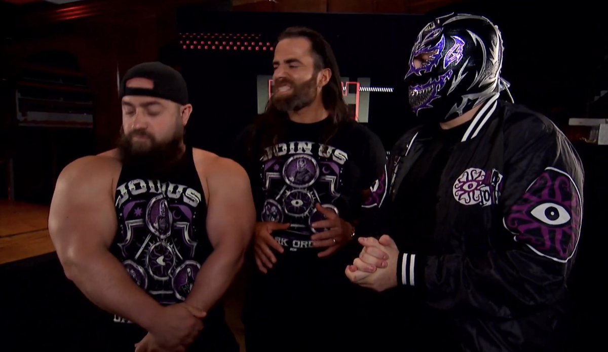BlazexInferno's tweet image. #AlexReynolds #EvilUno #JohnSilver #TheDarkOrder #ROH #RingofHonor #WatchROH #HonorClub