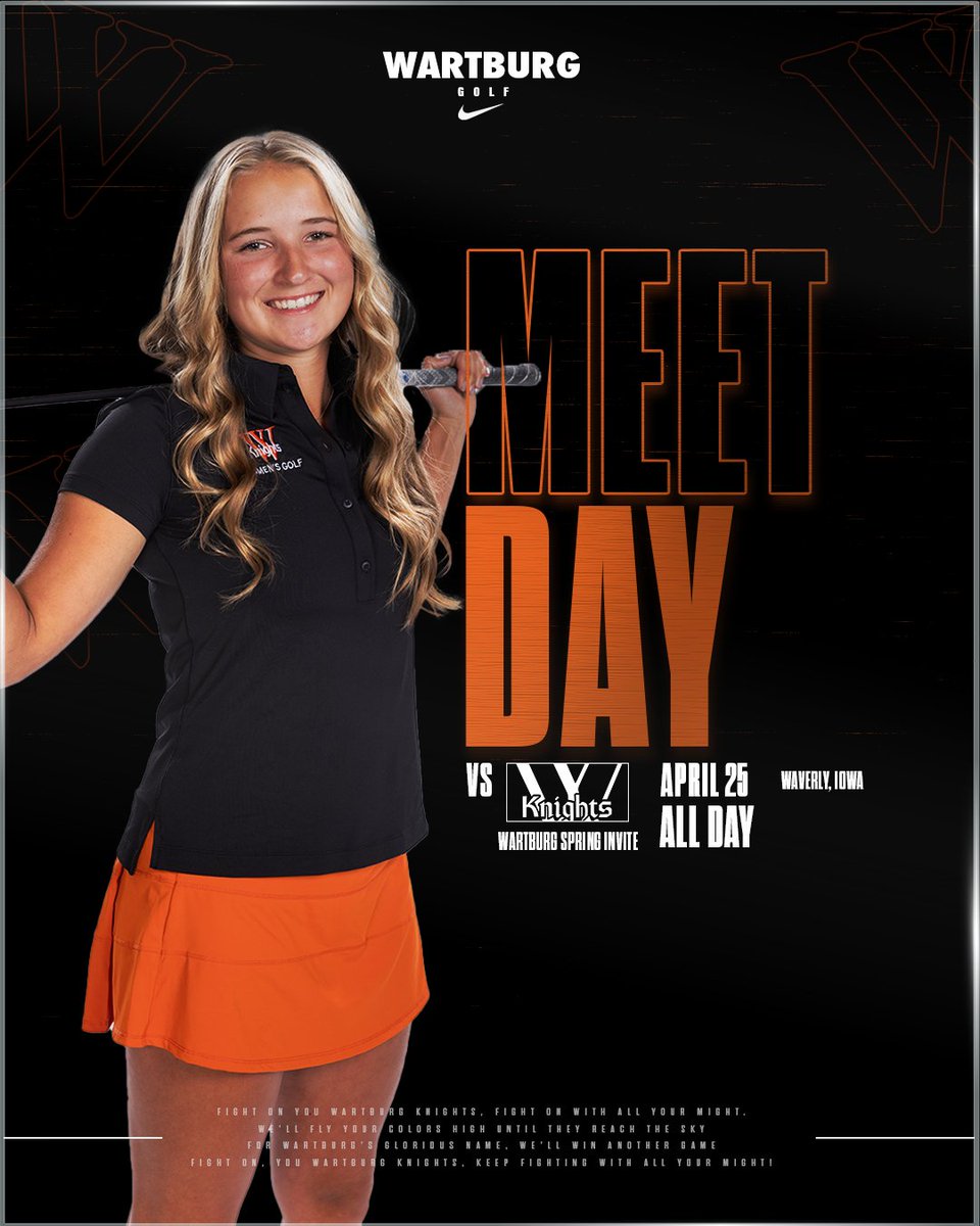 WartburgKnights's tweet image. Pin Seekin' -&amp;gt; IT'S MEETDAY⚔️

🆚Wartburg Spring Invite
📍Waverly, Iowa
⏰ALL DAY
📊bit.ly/3OWOkk9

#GoKnights x @knightswgolf