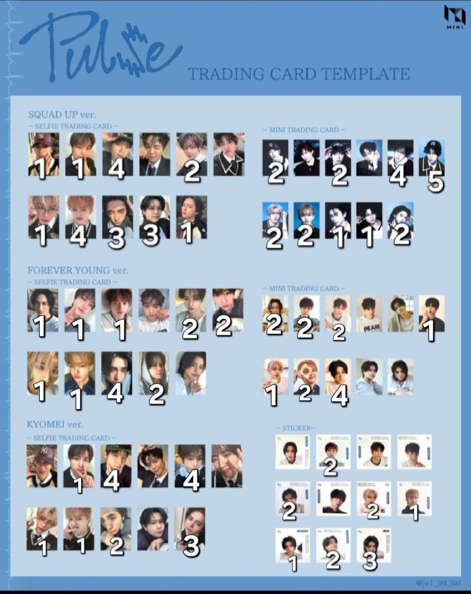 dh_bap_oo's tweet photo. INI 交換 PULSE トレカ  ステッカー 封入
INI 8TH SINGLE PULSE 
SQUAD FOREVER YOUNG KYOMEI

【譲】画像
木村、西、許、田島、高塚、尾崎、藤牧、佐野、池崎、松田

【求】
同異種 後藤

まとめて交換いただける方優先
4/25渋谷
別日都内近郊

お気軽にお声掛けください！

#INI交換 https://t.co/bEvvsgJm5H