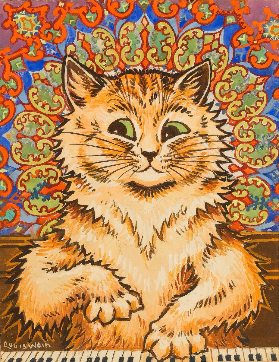 Louis Wain Bot tweet media