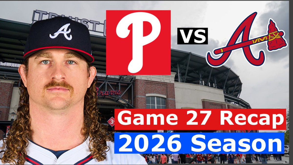 scott_skeptic's tweet photo. Atlanta Braves win opener; extend Philly losing streak to 10 games. Game... https://t.co/s8xsP8kqy0 via @YouTube https://t.co/UBAQkIW5SX