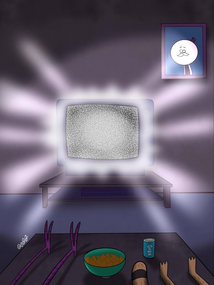 ToonLover01's tweet photo. Slide in and get comfy, we got tapes to watch!
#regularshow #regularshowfanart #regularshowlosttapes #losttapes https://t.co/07CYf8sBHk