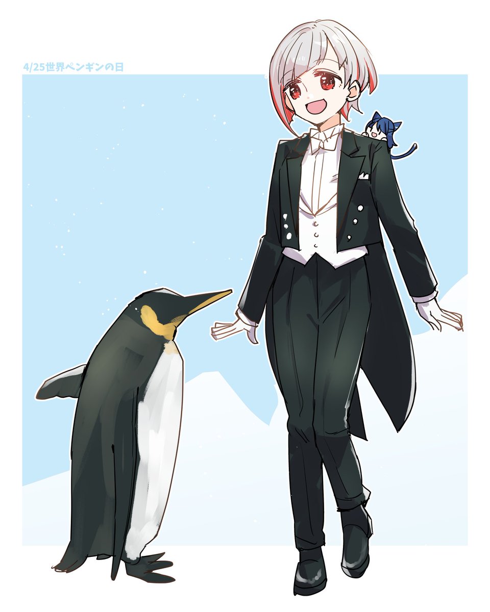 綴理先輩、今日は世界ペンギンの日です　#蓮ノ空美術部