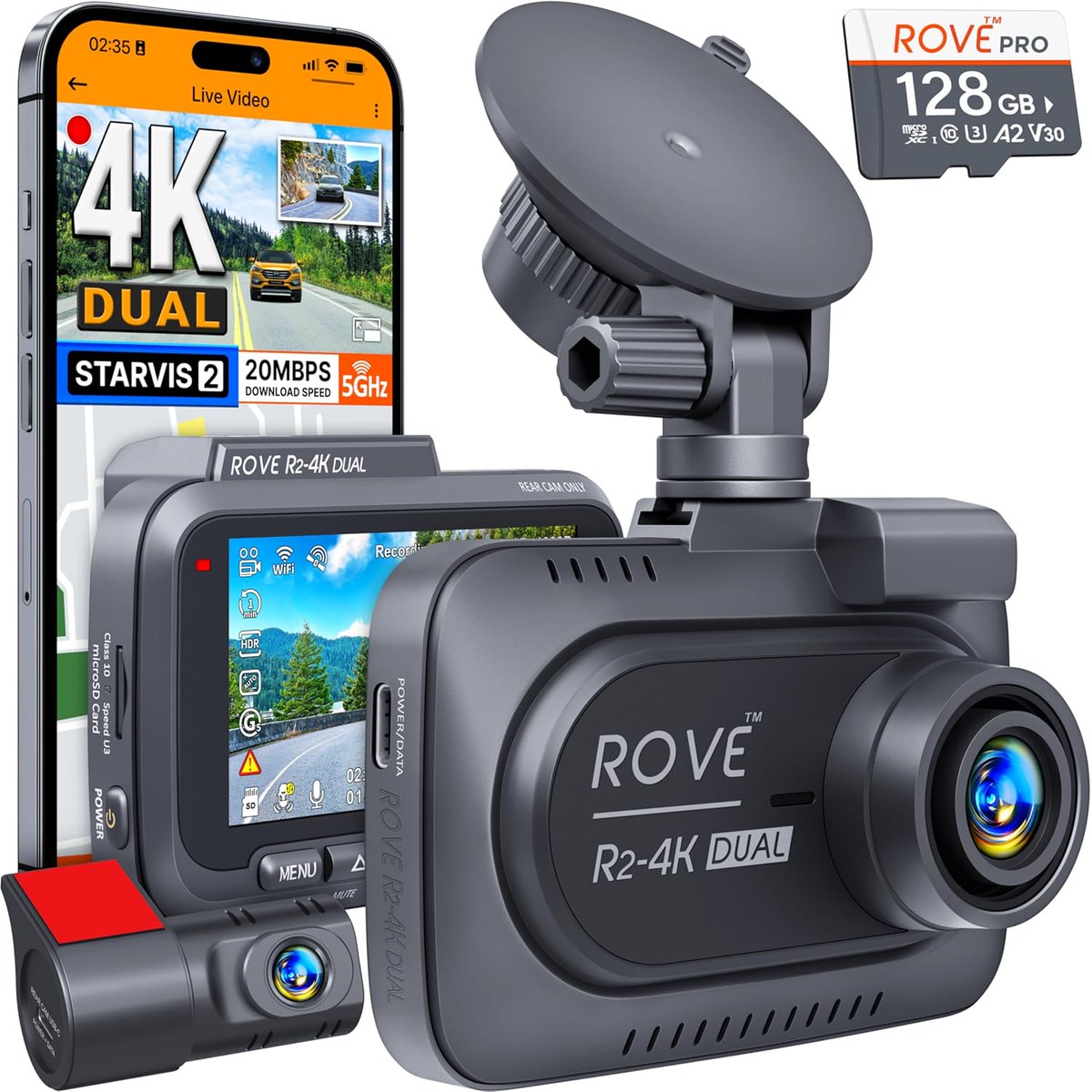 DealsGuys's tweet image. ROVE R2-4K DUAL Dash Cam Front and Rear, STARVIS 2 Sensor, FREE 128GB Card Included, 5G WiFi

🛒 amzn.to/4rUn0BJ

#sale #deals #amazon