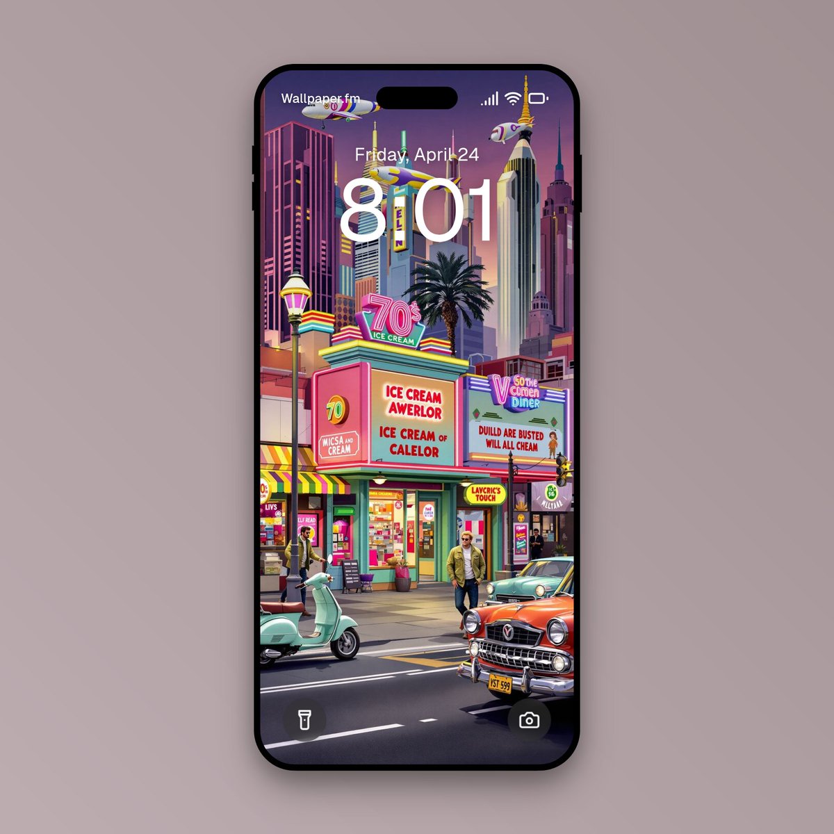 wallpaper_fm's tweet image. Neon hues bathed the city; he paused, savoring retro flavors and urban wonders.

#Wallpapers #Wallpapers4k #RetroVibes #NeonCity #UrbanAdventure #IceCreamDream #CityLife