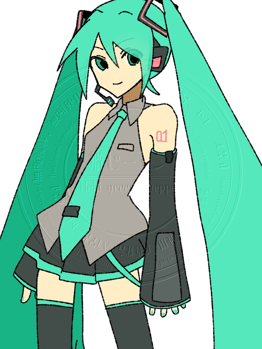 heki_pepper's tweet image. 絵柄変えるのもいいなって
ついでに動かしてみた
#初音ミク　#Animation