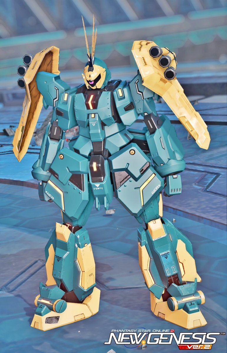 ギュネイ専用ヤクト・ドーガ再現。初めてのモノアイ系MSでだいぶ苦戦しました、アドバイスｱﾘｶﾞﾄﾅｽ！
#PSO2NGS_SS  #キャストはいいぞ