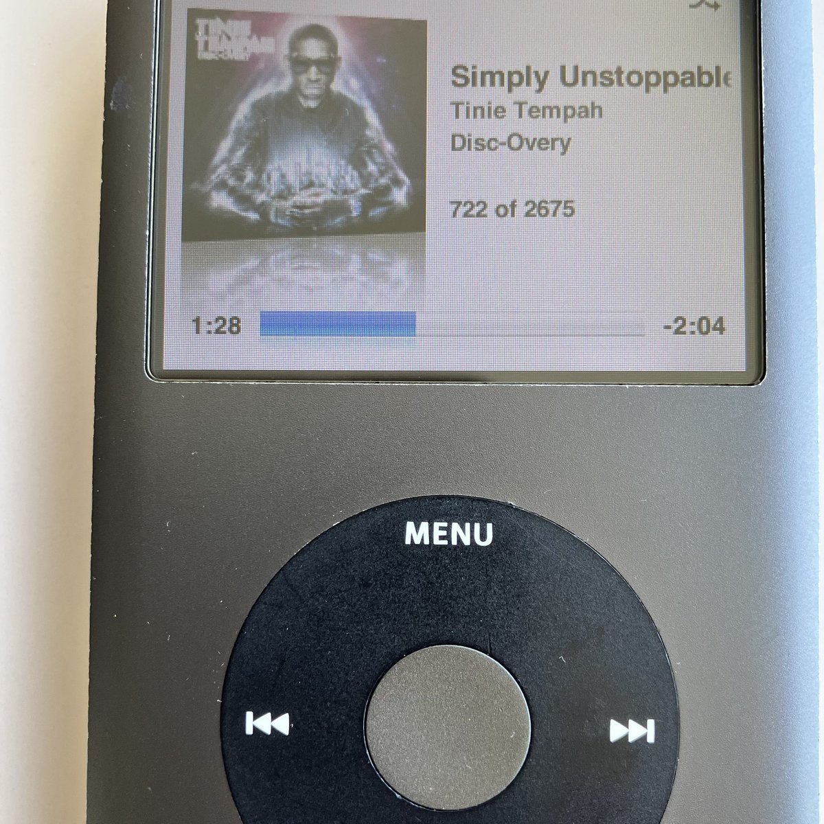 Sally_812's tweet image. 🎵Simply Unstoppable _ Tinie Tempah 

#ipodclassic
#lunchtime 🍴
#tinietempah