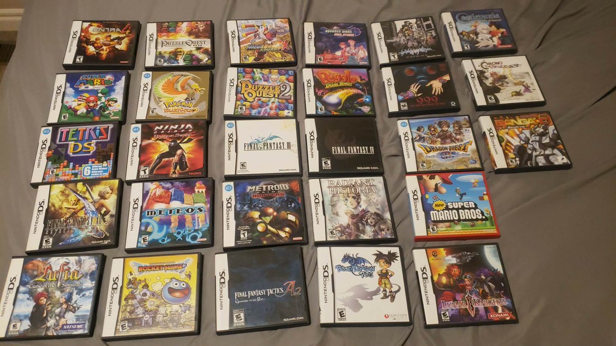 cheetohandzz's tweet image. My #NintendoDS  games collection (so far)