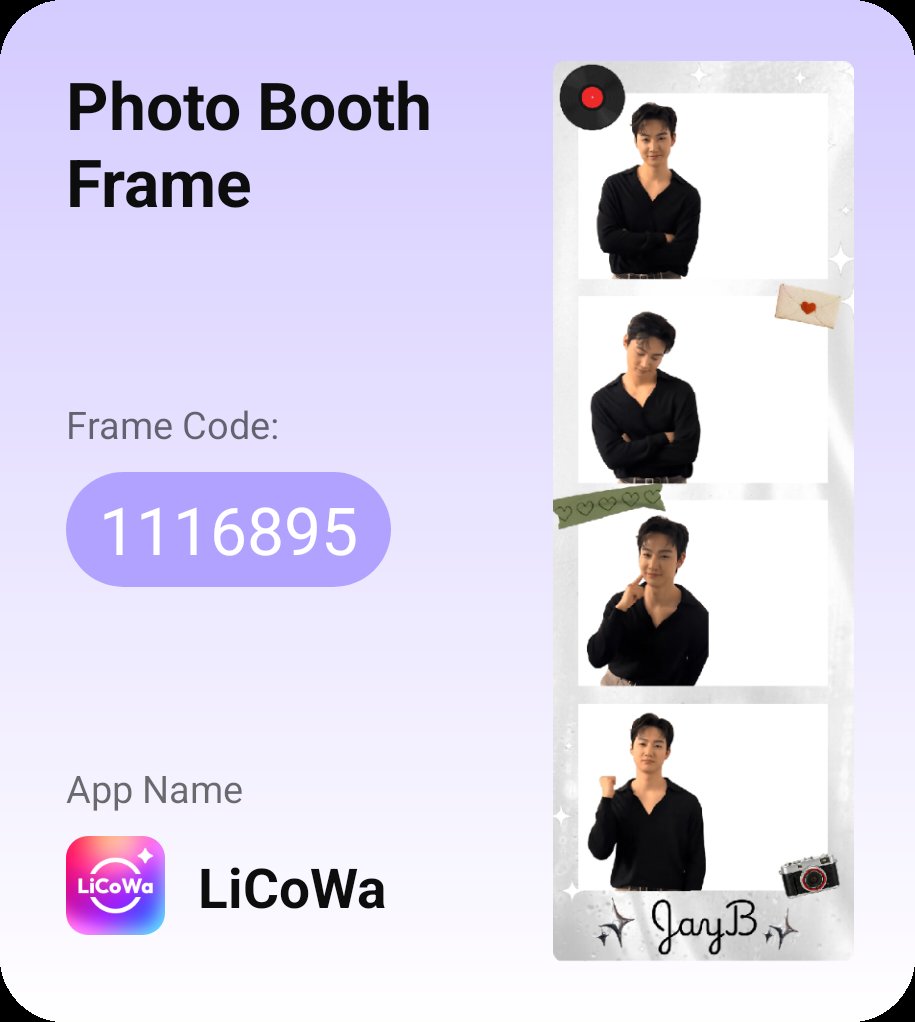 darkBluezy's tweet image. I try making something this morning, just a simple photo booth frame of mark dan jayb from their latest ego video challenge. Feel free to use it on licowa app using this code. Have a nice day ahgase~ ✨️💚
#MarkTuan #마크 #JAYB #제이비 #갓세븐