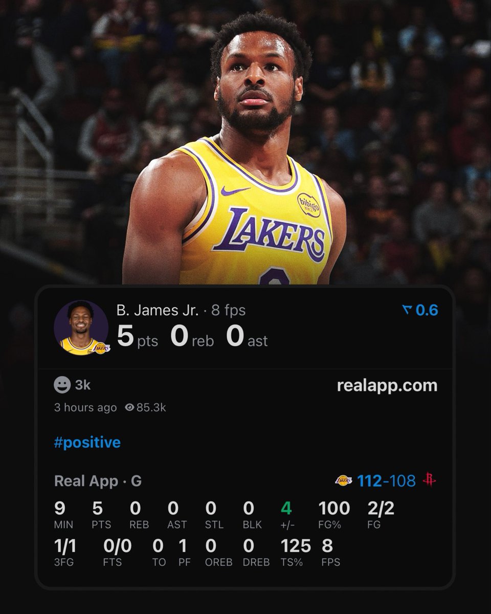 Bronny James has more playoff points than the first overall pick from his draft class btw