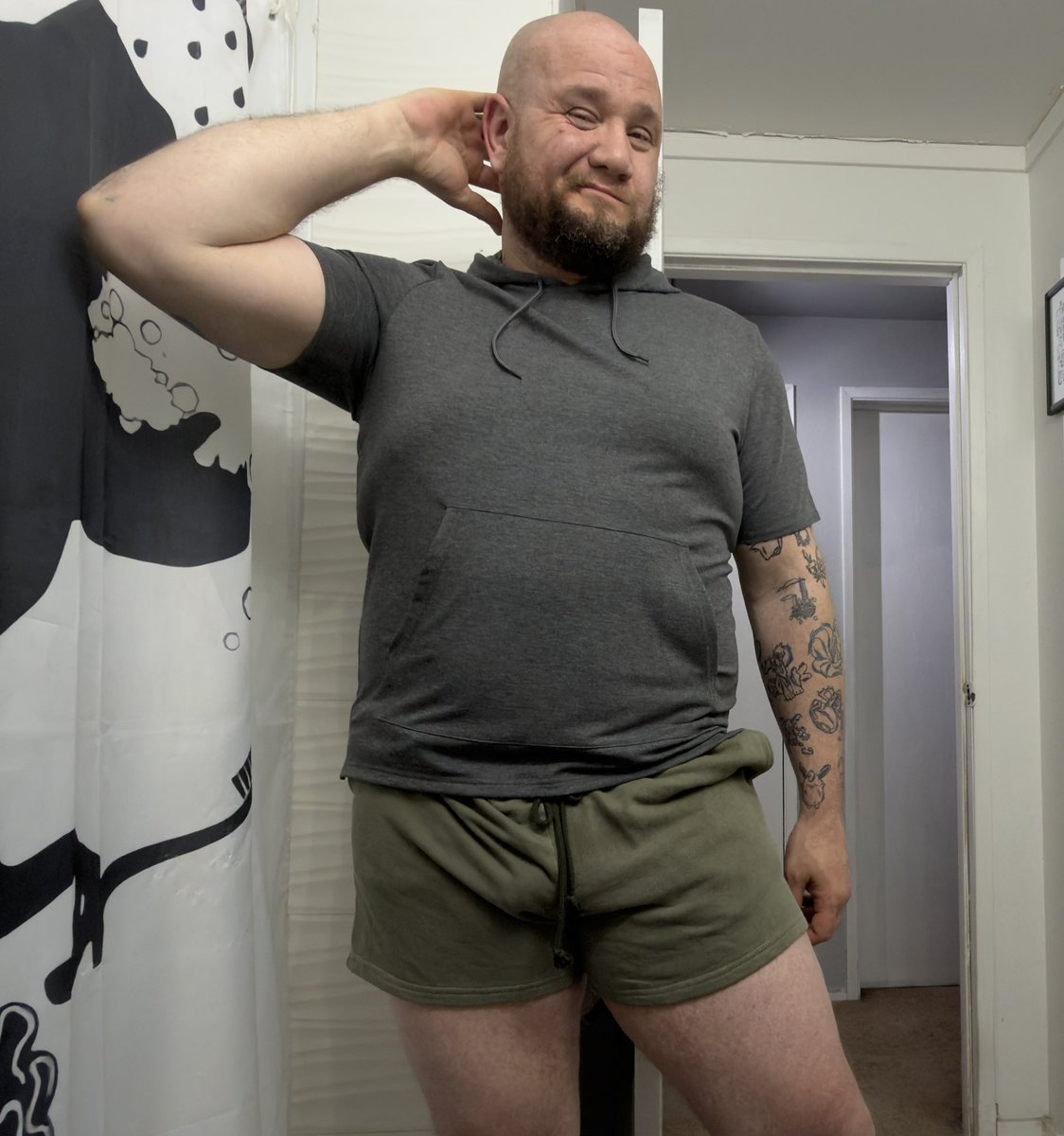 bronxgilbert's tweet photo. So found me my new lawn mowing shorts for the summer. Watch out this might be my hot sub summer!! https://t.co/YSkQNFnZxx