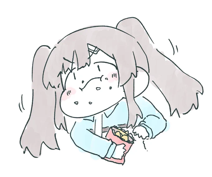 これは到底アイドルの食生活ではないところをみせつけてくるぞんざい霧子 #ぞんざい霧子部