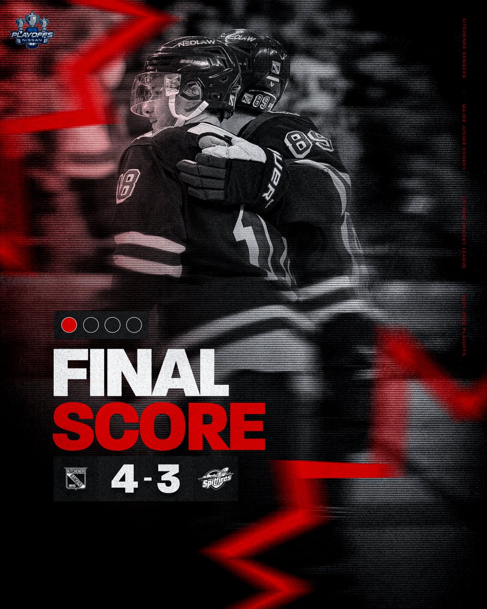 OHLRangers's tweet photo. FINAL AT THE AUD🚨

#RockTheAud | #OHLPlayoffs https://t.co/Nnz43tShK6