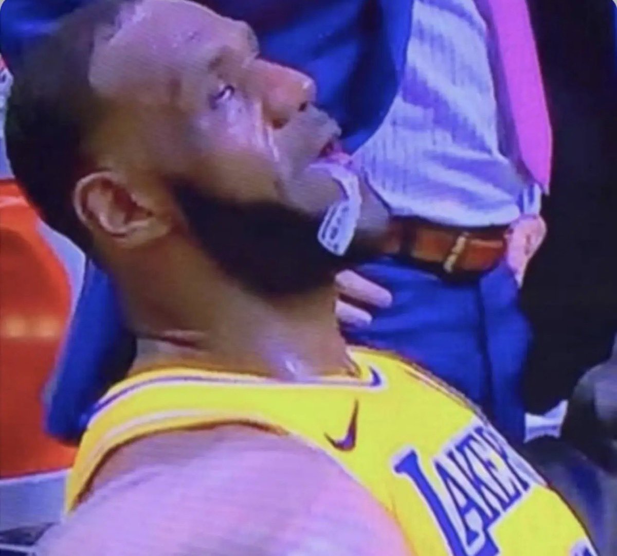 Reporter: “Do you feel good?”

LeBron: “Hell nah I don’t feel good, but that’s how you’re suppose to feel after a playoff game.”