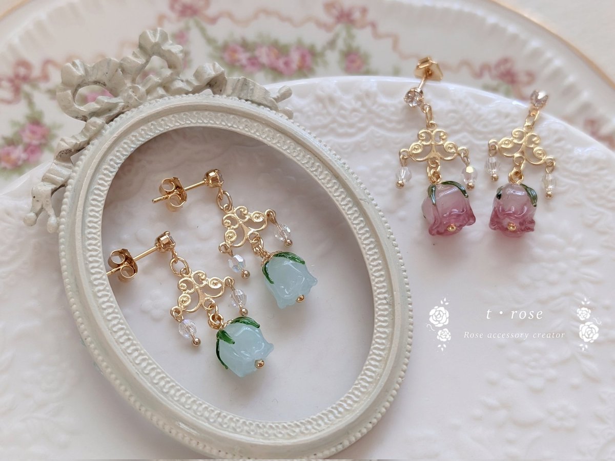 New限定オリジナルカラーの ミント、ジェリーピンク をご用意しました🌹
