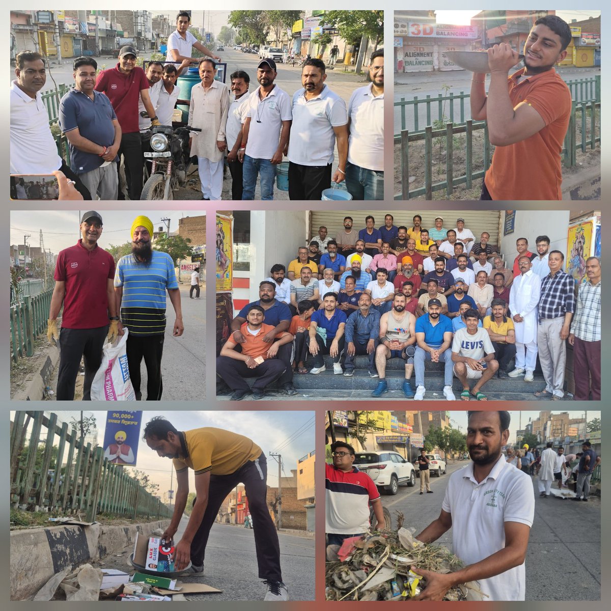 SandeepJakharpb's tweet photo. Another Saturday, Apna Abohar Apni Aabha &amp; Team Green City Abohar. Do your bit for society, it does make a difference. Avoid single use plastic &amp; as usual, lots of fun and laughter as well. Thank you @Team_SJ_ . https://t.co/ISQU8ijeip