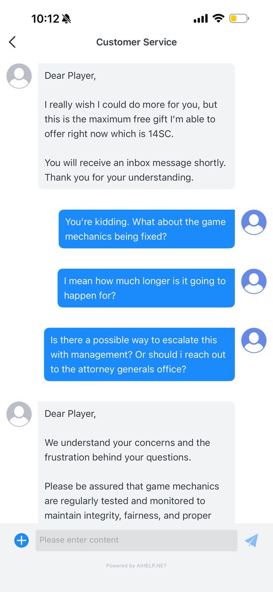 theOGdogefather's tweet image. @cidercasino 
So after thousands and thousands of dollars in a single machine. I’m told there is no fix. The first person said there was an issue. I asked for FULL REIMBURSEMENT. They told me there is nothing more they can do for me, Nobody to escalate my issue to. #scam #cider