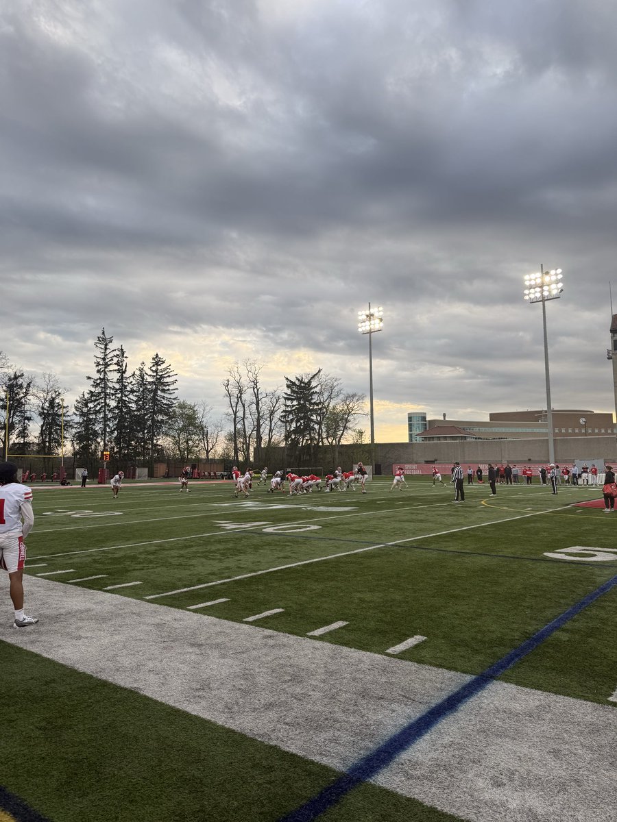 GianniFonash's tweet photo. Thank you to @BigRed_Football for the visit and spring game. It was a great experience connecting with the team and seeing the commitment to excellence on and off the field. Special thanks to @CoachJDittman58 and @CoachBhakta for having me come out to see everything that Cornell offers. Go Big Red! @HuskieFB @HuskieStrength @PrepRedzone @CSAPrepStar @EDGYTIM @nnhsboosters @Rivals @247Sports @PrepRedzoneIL