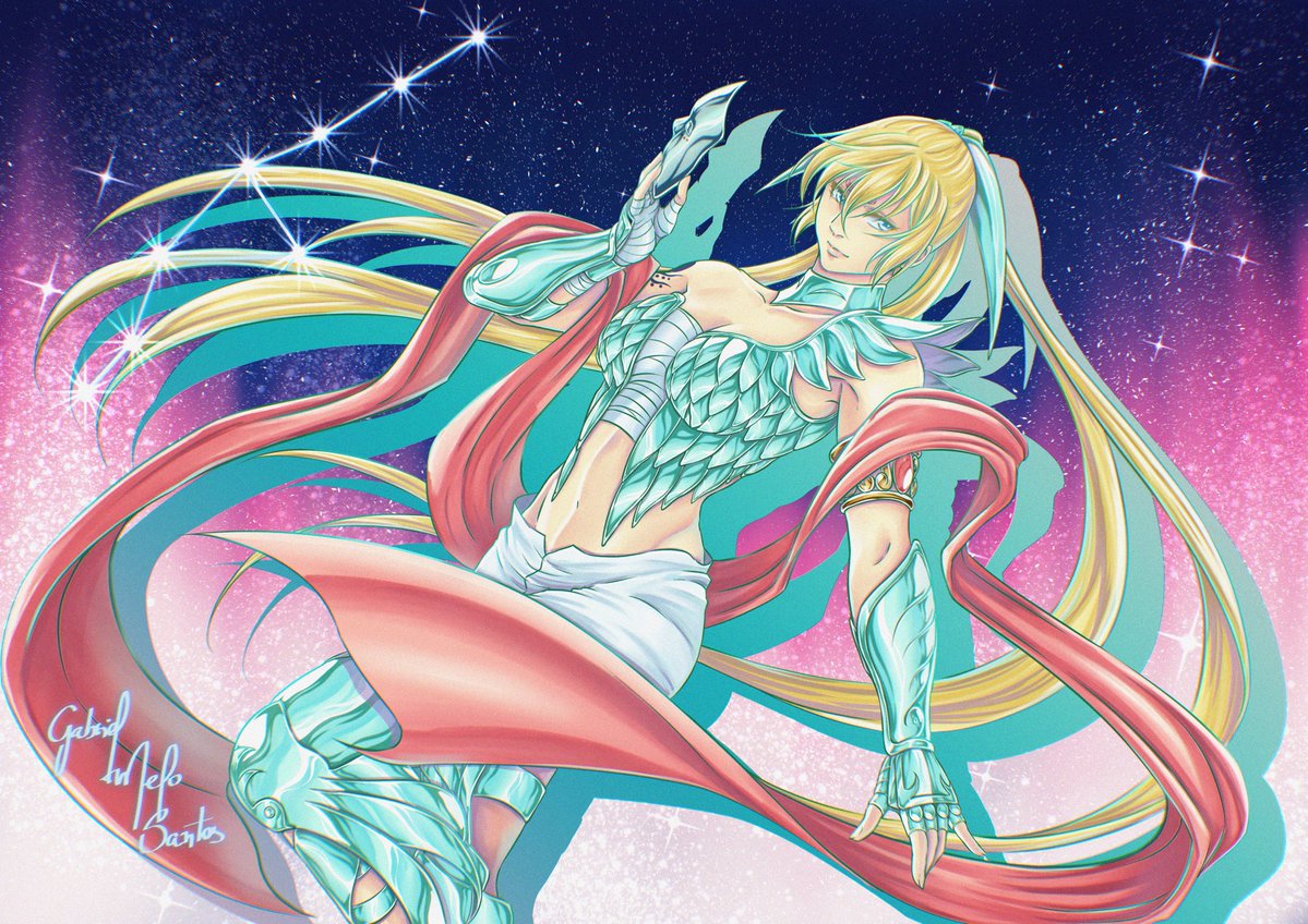 gabrielsotalia's tweet image. Yuzuriha de Grou 
#saintseiya40 #commissionopen #comissõesabertas  #聖闘士星矢 #cavaleirosdozodíaco
