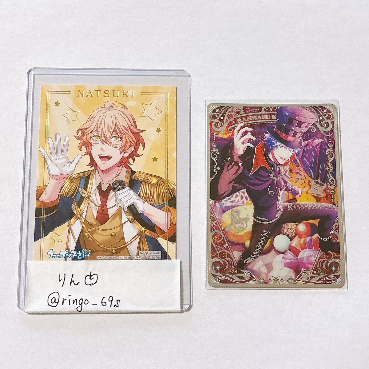 ringo_69s's tweet photo. 〈交換〉うたの☆プリンスさまっ♪
うたプリ ビジュアルコレクションカード Vol.5 ビジュコレ

譲：SR 蘭丸

求：同種 那月

4/26.5/4.渋谷お手渡しor郵送にて交換希望です。検索からもお気軽にお声掛けください。 https://t.co/vmeGqR7UBF