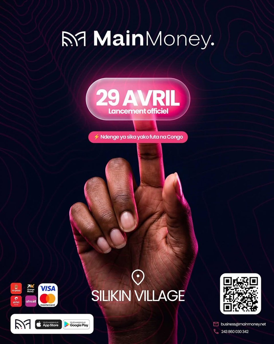 bofiogroup's tweet photo. Là où le cash s'arrête, @MainMoneyRDC commence. https://t.co/boFWP8Ln3B