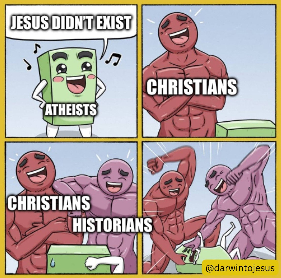 Darwin to Jesus tweet media