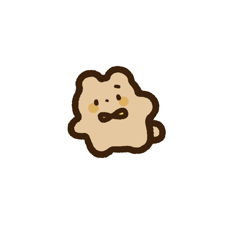 これは、くまちゃんが描いたくまちゃん（自画像）です