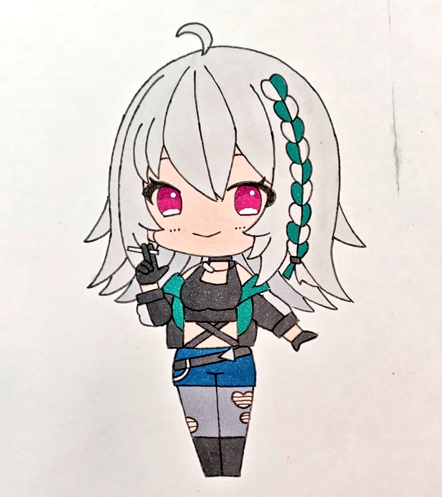 rusu02181536's tweet image. 萌実ちゃん🔔💝
 #萌実
#MoemiART
 #あおぎり高校美術部