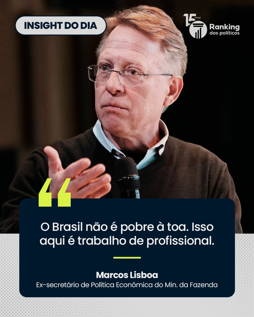 Ranking dos Políticos tweet media