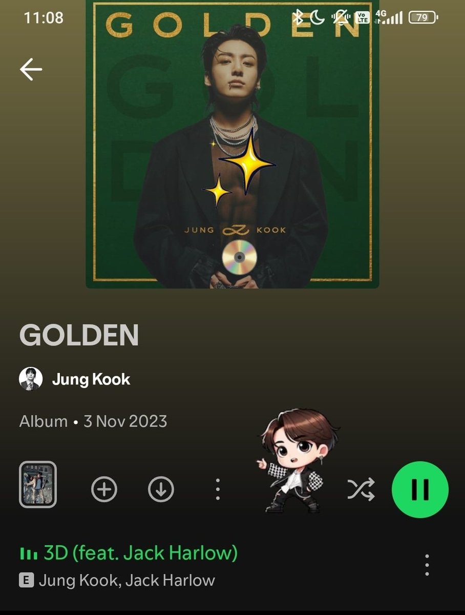 LidiaTan75's tweet image. Please Keep Supporting Jungkook's Music!
🚨 STREAM JUNGKOOK ALBUM! ❤️

👋 Hi, I'm 🎧 Listening to #JUNGKOOK's Songs from his album 📀 "GOLDEN" on Spotify! 🐰🎶🕺

🔗 open.spotify.com/album/5pSk3c3w…

 #JungKook_GOLDEN #JUNGKOOK #정국 🔥