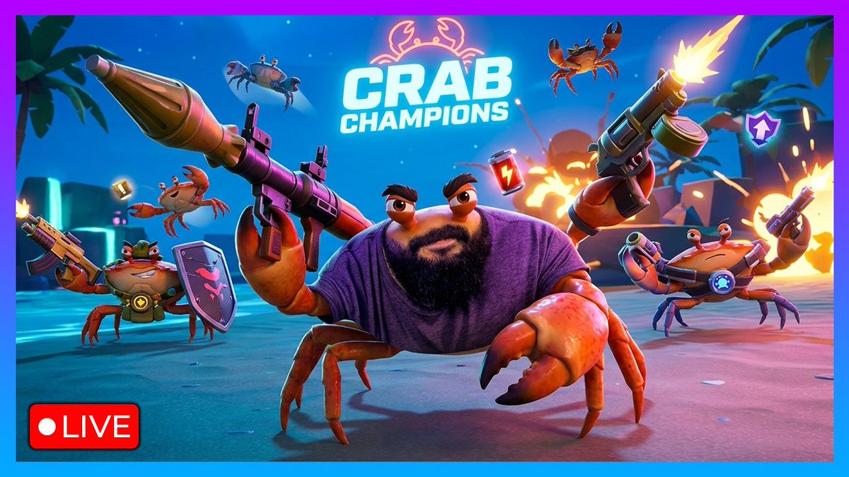 Mx_Glory's tweet photo. Destroying crabs on every island. #CrabChampions
https://t.co/n3lFznWRQM
https://t.co/360kfdiOvD https://t.co/rJX4XG5GCy