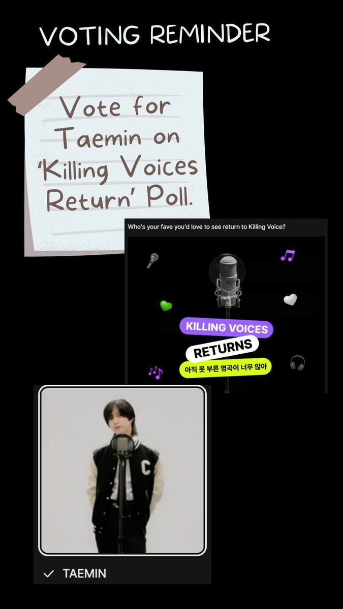 TAEMIN VOTING CREW tweet media