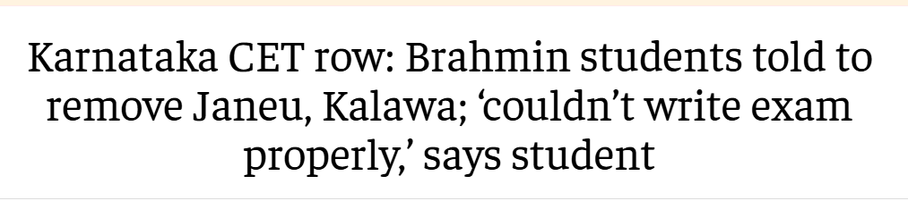 KalanathNivane's tweet image. The reports from #KCET are a wake-up call for every Hindu. Asking students to remove the Janeu and Kalawa isn't just an exam rule it’s a direct hit on our identity.

If we stay silent today, what’s next? 

Mangalsutra tomorrow? 
Permission to light a Diya at home?

Secularism